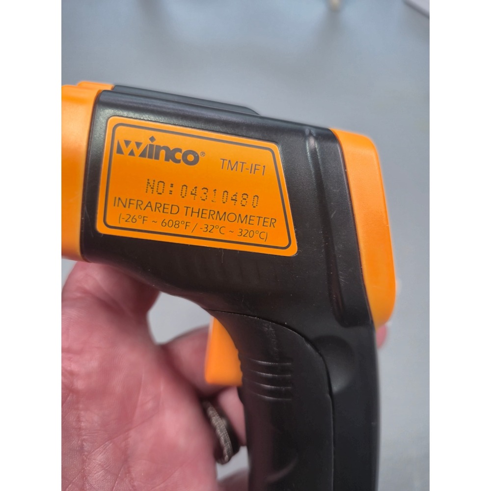 Winco TMT-IF1 Infrared Thermometer Digital Laser Temperature Gun -26F to 608F